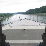 Deutsches Eck - Mosel renner ut i Rhinen