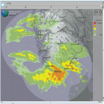 Værradar des 2012 Jæren og Kristiansand